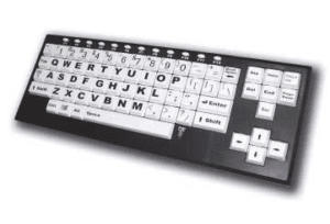 Large print keyboard