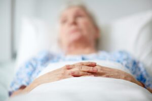 bed-bound senior